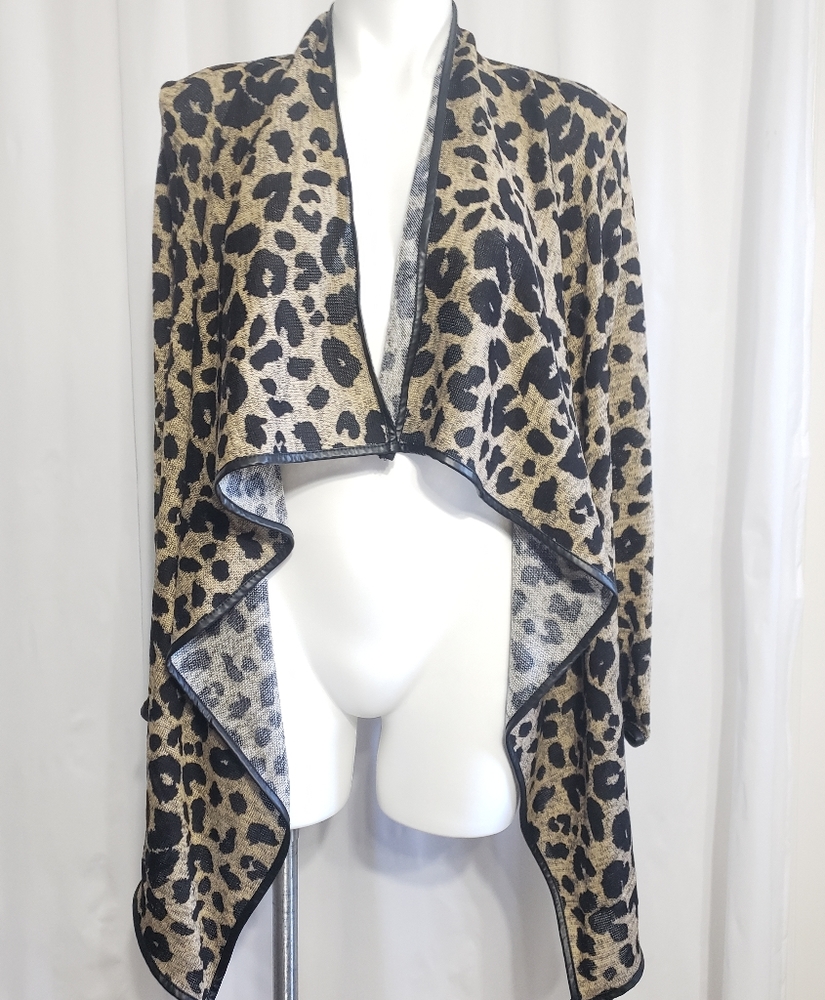Lime & Chili Cheetah print cardigan